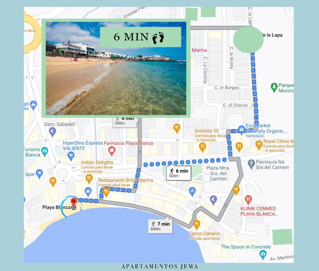 Apartamento Jema, A Un Paso De La Playa Плая Бланка Екстериор снимка